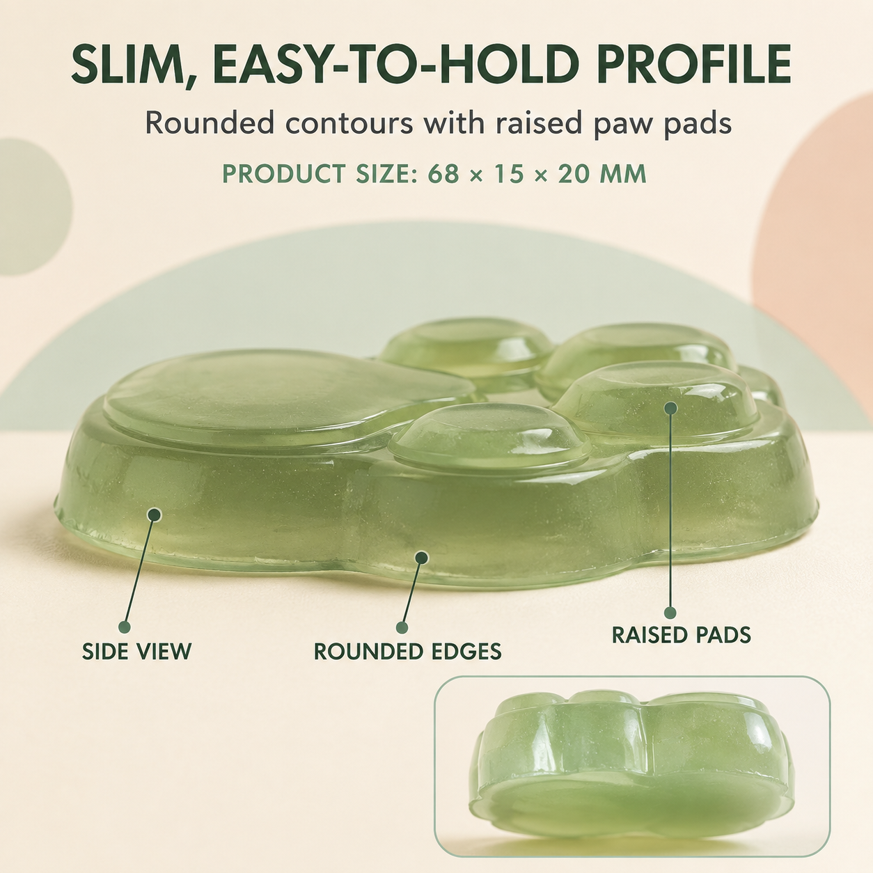 Paw-Shaped Konjac Jelly Soap - Image 5