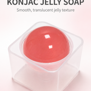 Dome-Shaped Konjac Jelly Soap