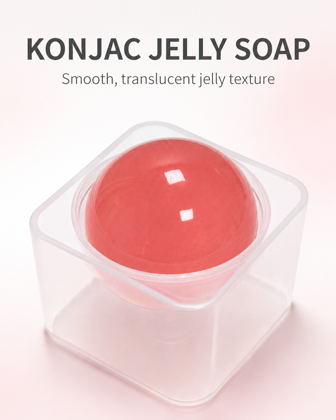 Dome-Shaped Konjac Jelly Soap
