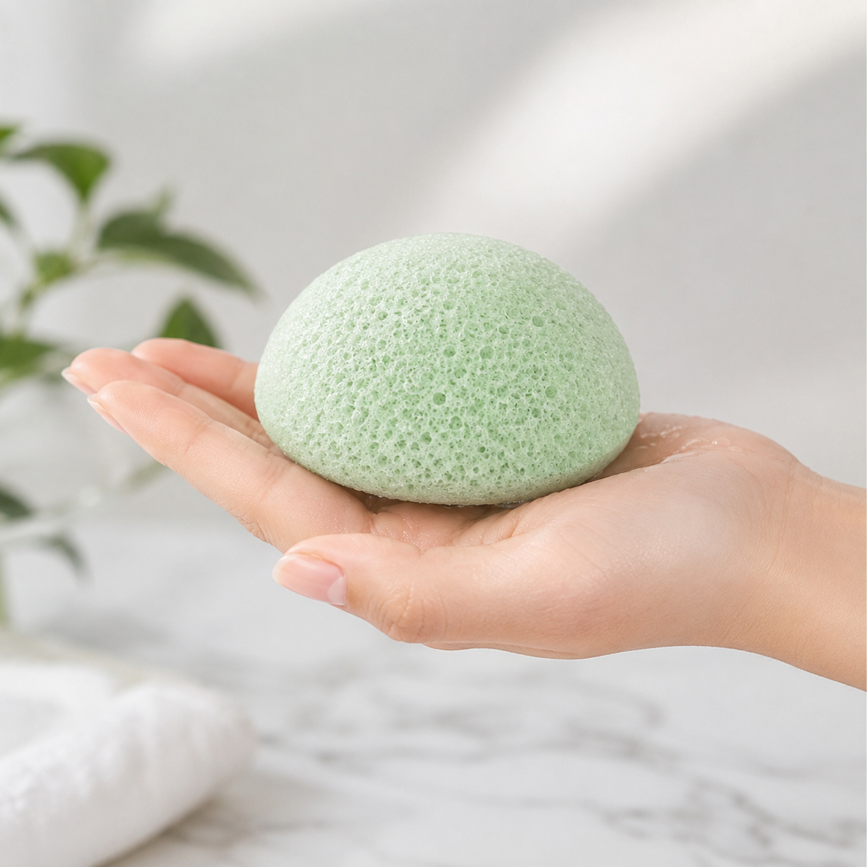 Natural Konjac Facial Cleansing Sponge - Image 4