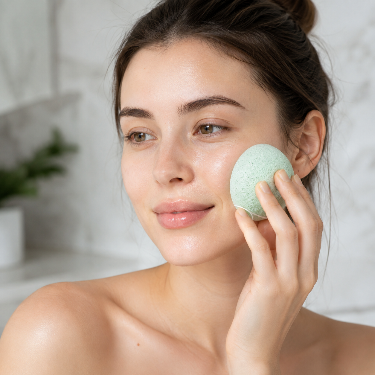 Natural Konjac Facial Cleansing Sponge - Image 5