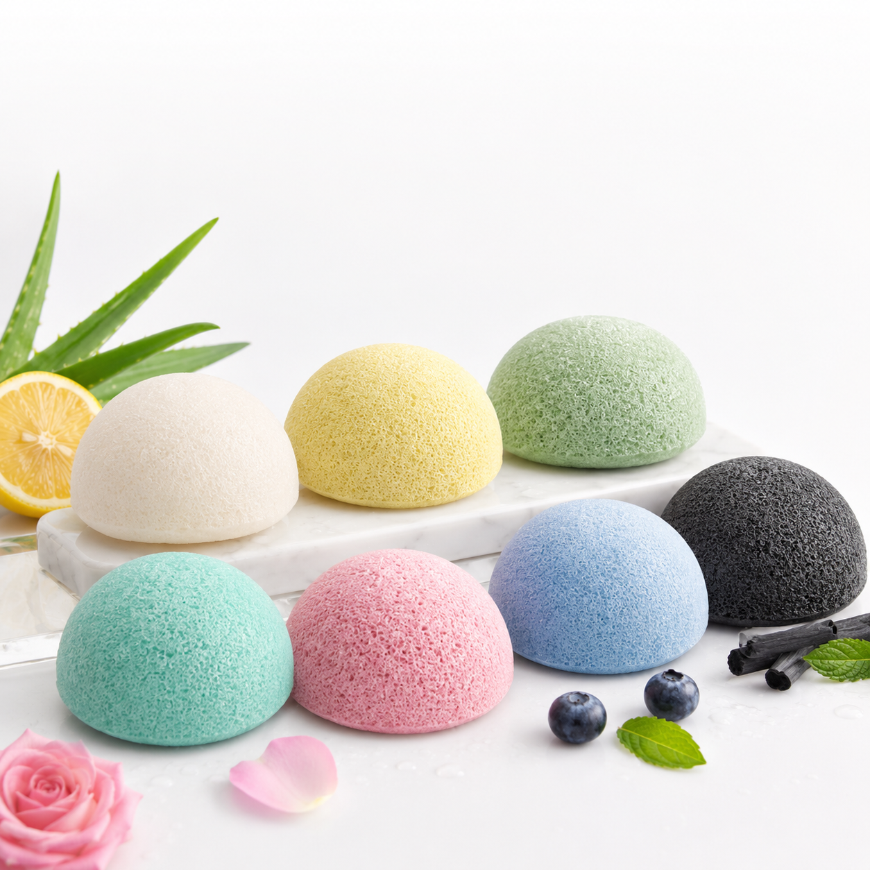 Natural Konjac Facial Cleansing Sponge - Image 7