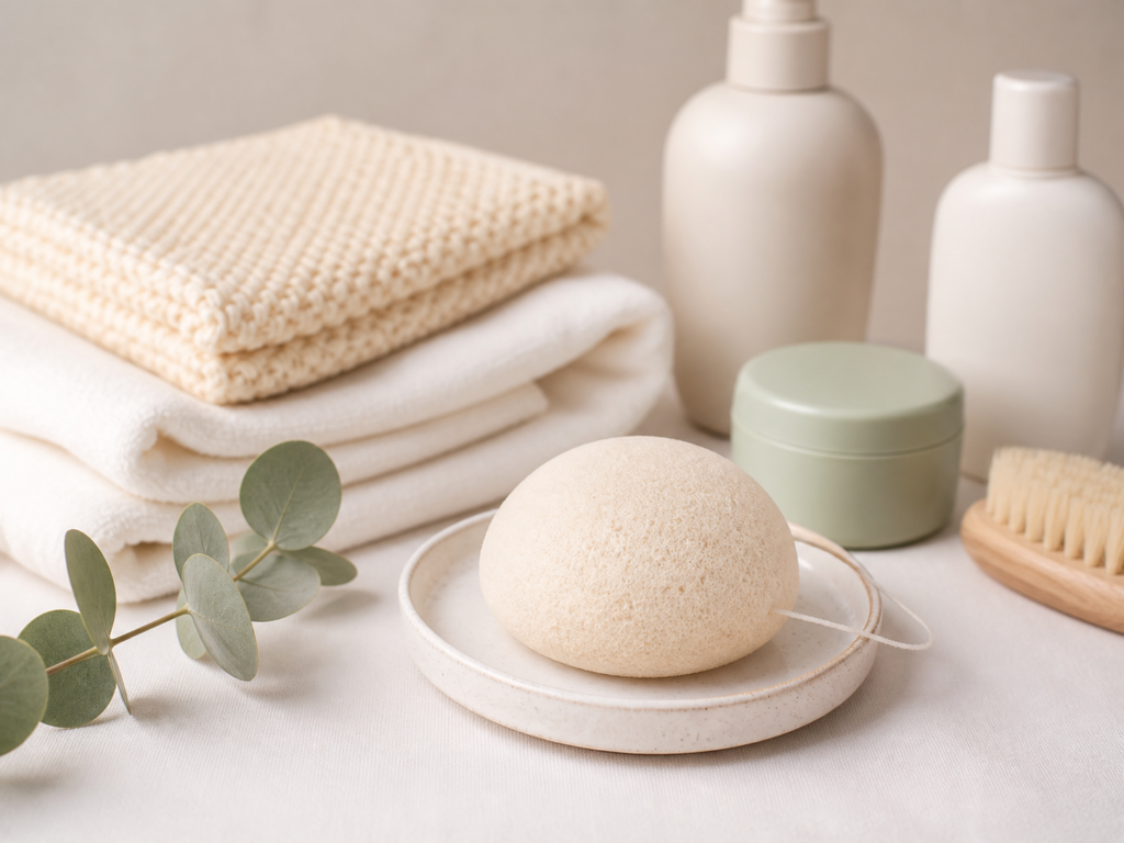 Mother and baby care konjac application