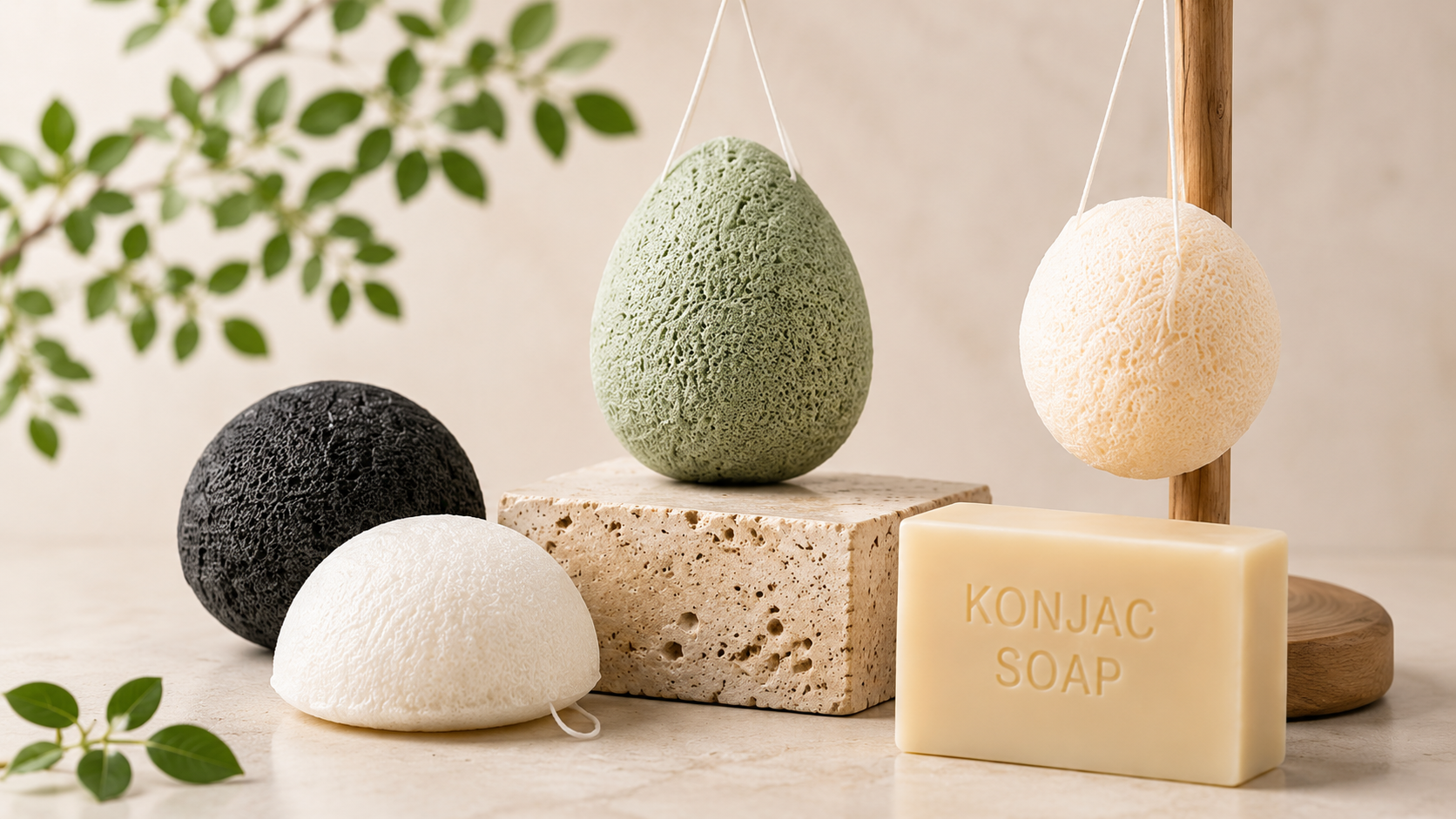 SAMPLE konjac product collection for local layout preview