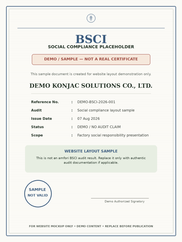 DEMO placeholder artwork: BSCI - DEMO Placeholder