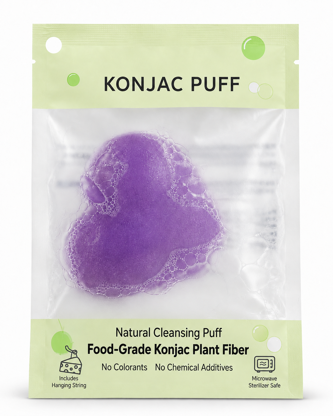 Purple Konjac Cleansing Puff