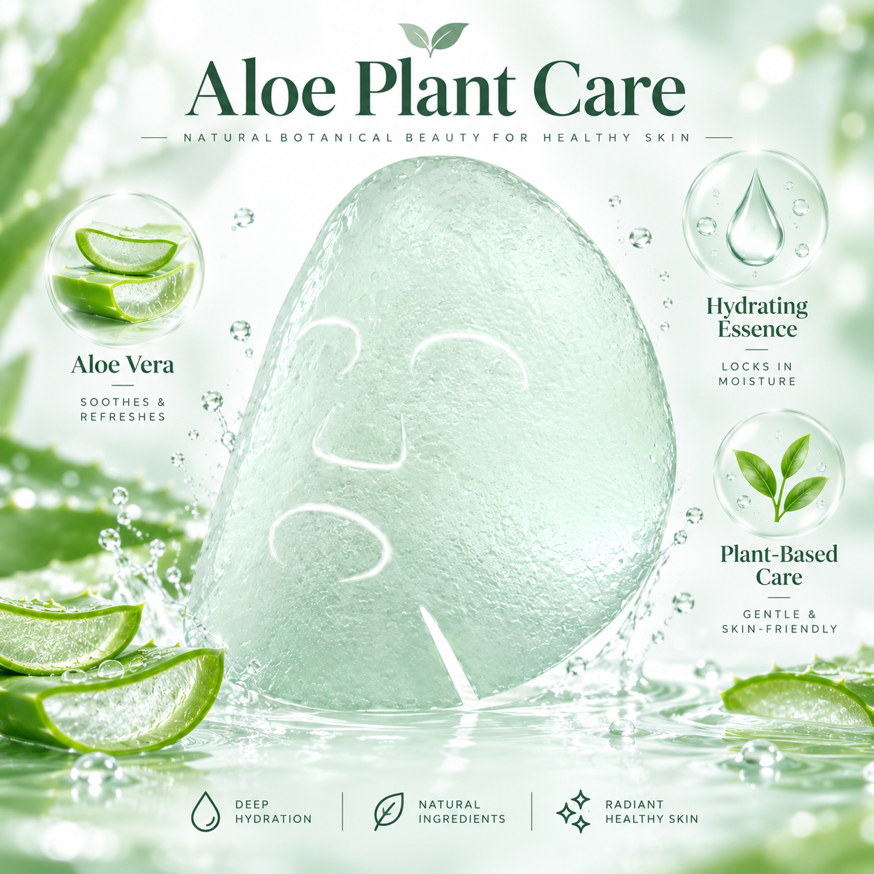 Aloe Konjac Gel Face Mask - Image 3