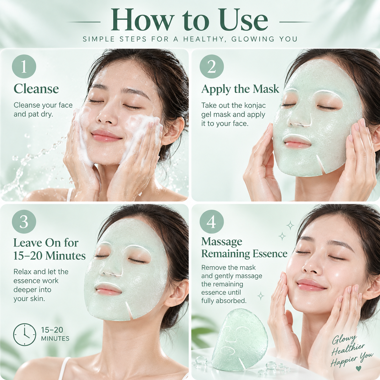 Aloe Konjac Gel Face Mask - Image 6