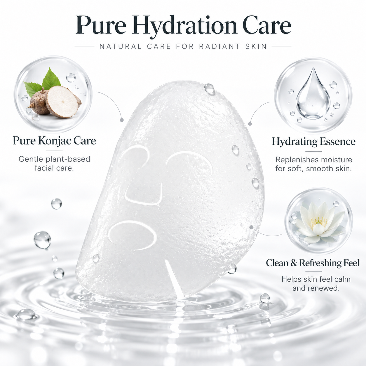 Pure Konjac Gel Face Mask - Image 7