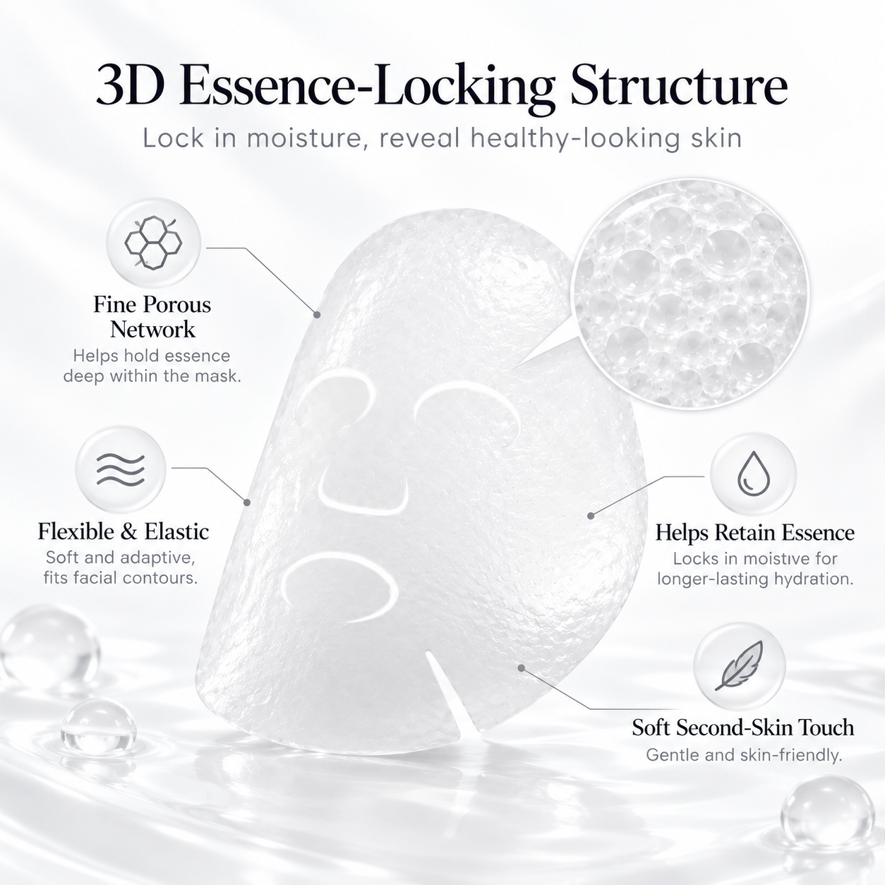 Pure Konjac Gel Face Mask - Image 3