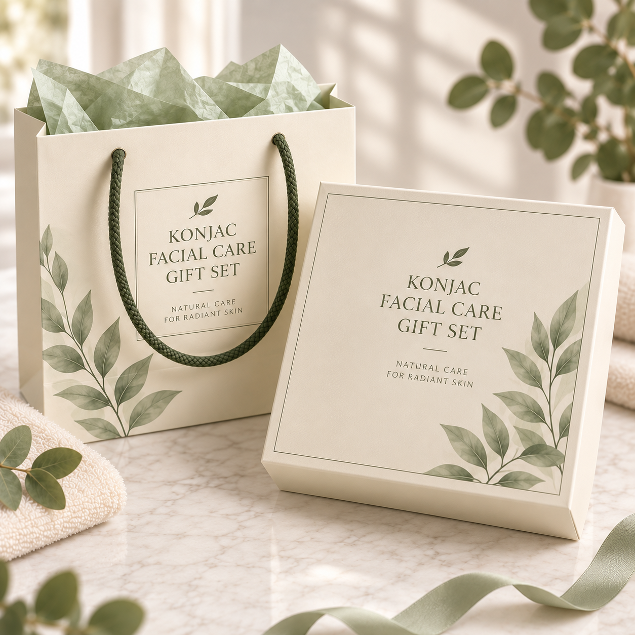 Konjac Facial Care Gift Set - Image 8