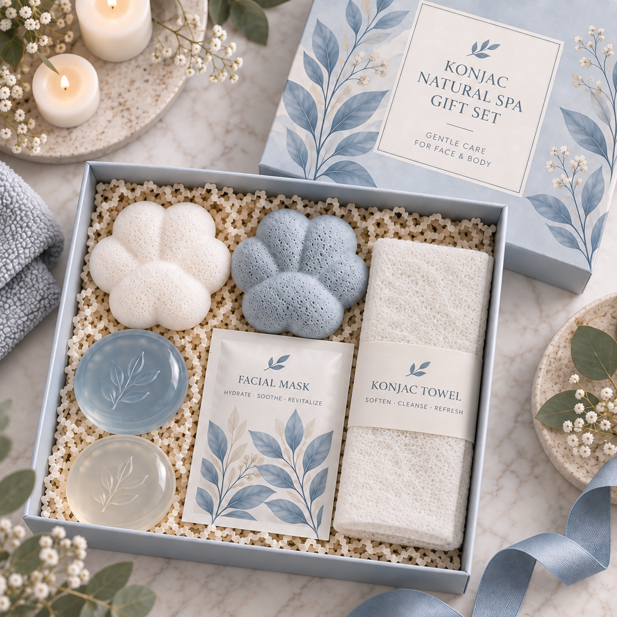 Konjac Natural Spa Gift Set - Image 8