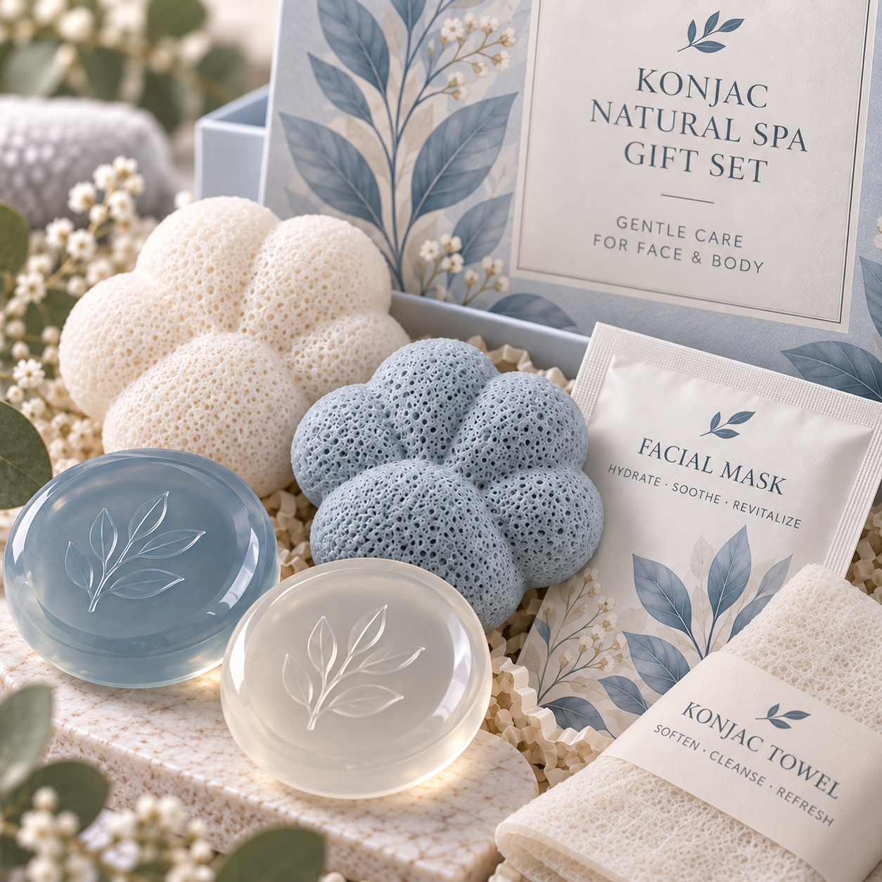 Konjac Natural Spa Gift Set - Image 3